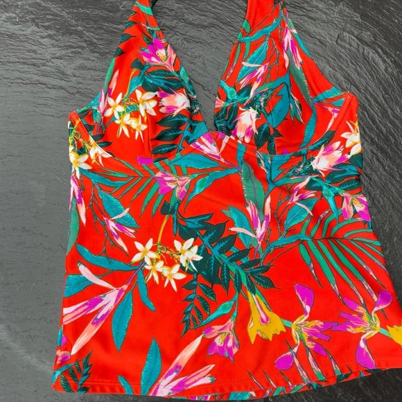 Tropical tankini sz m 🐠 - Picture 1 of 3